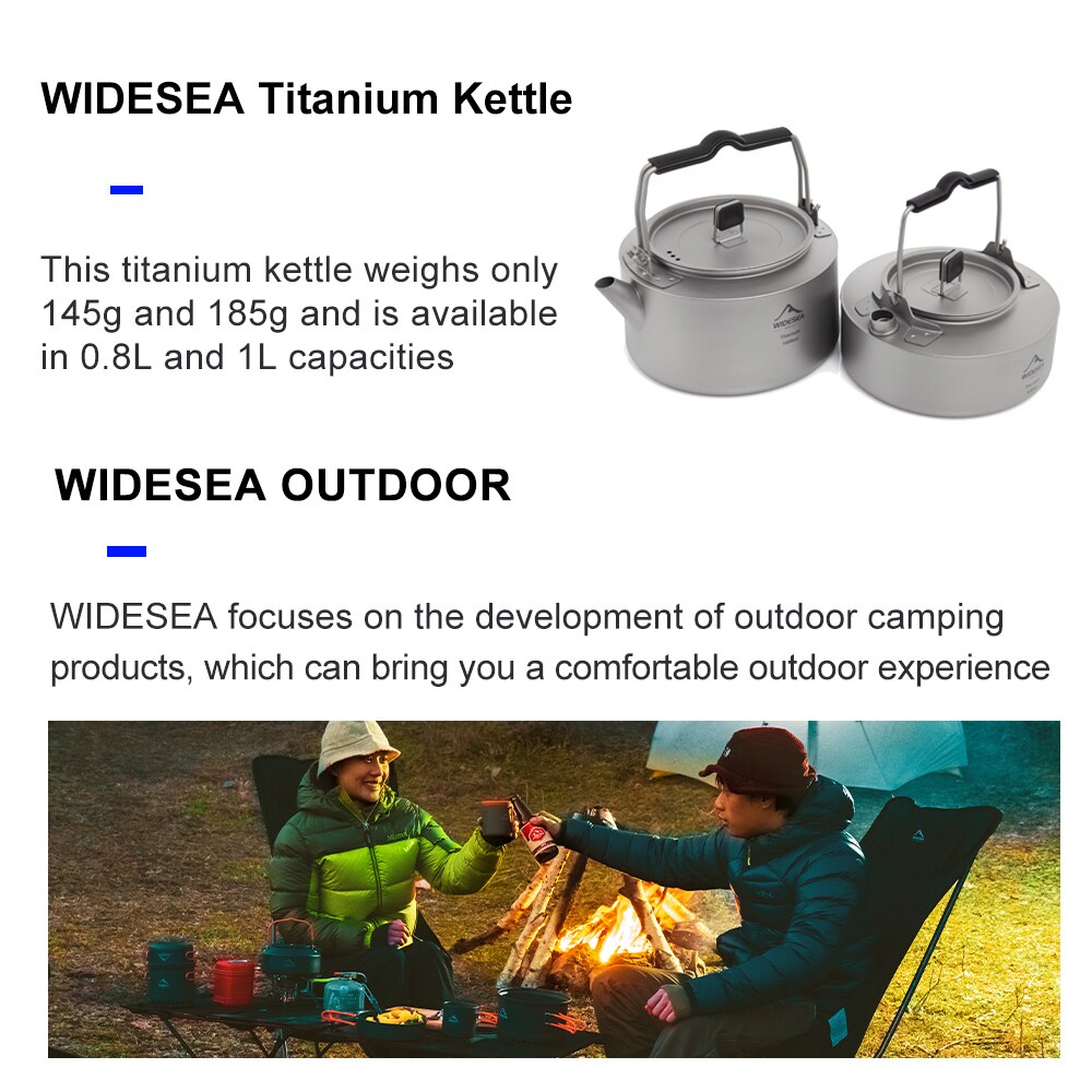 Widesea Camping titane bouillo - Coffee Equipment And Supplies avis et prix