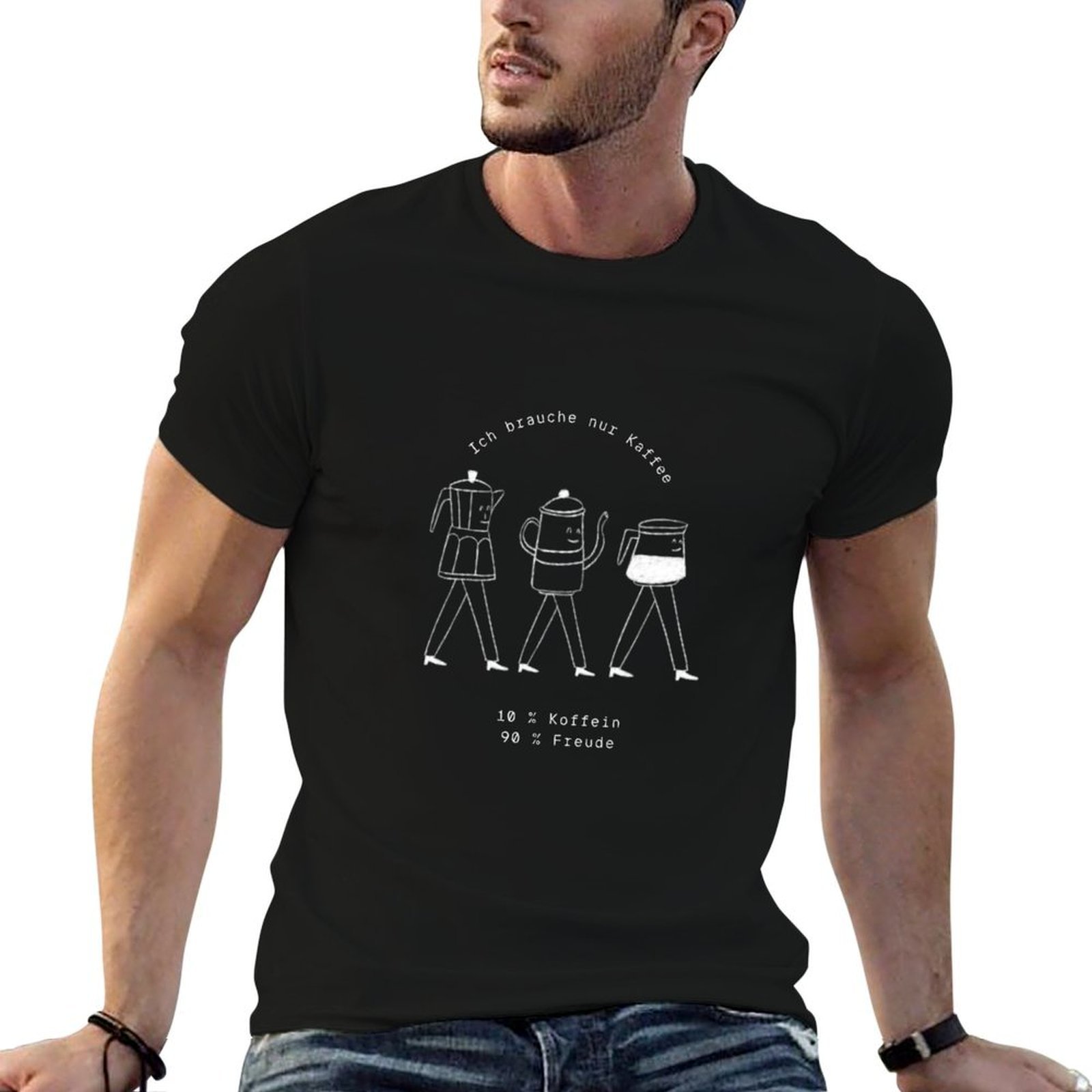 T-shirt avec illustration d'un - Coffee Equipment China avis et prix