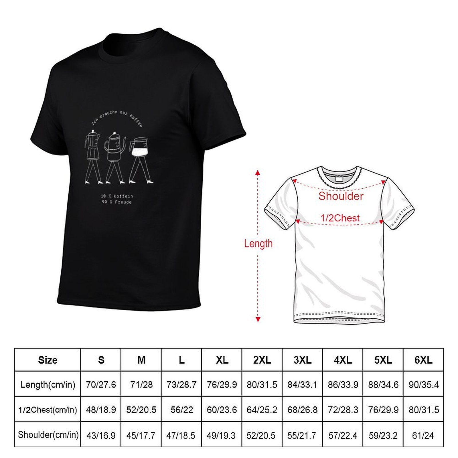 T-shirt avec illustration d'un - Coffee Equipment China avis et prix